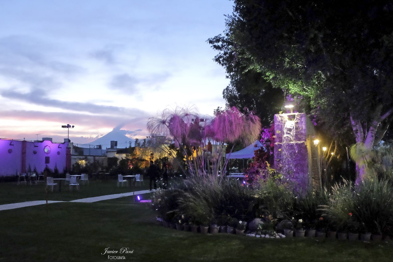 Jardines para bodas en Puebla